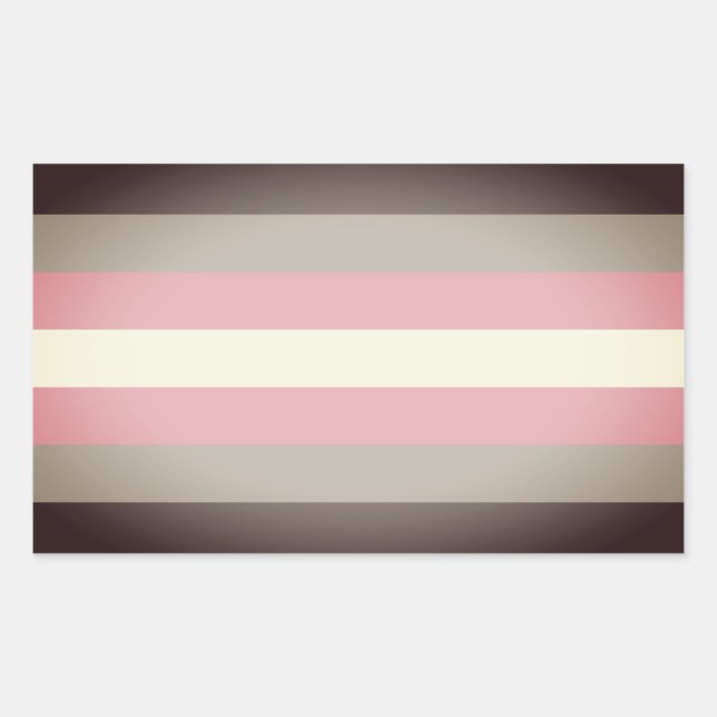 Adesivo Retangular Orgulho Demigirl (Frente)