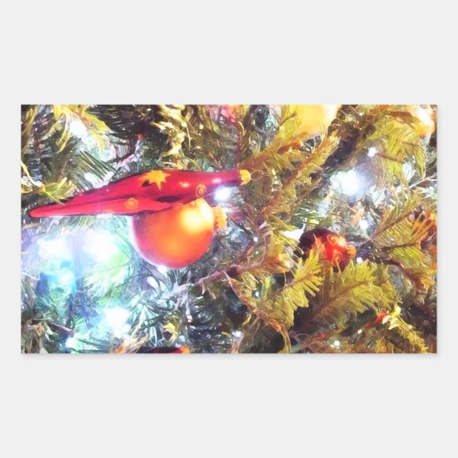 Adesivo Retangular Ornamentos Iluminantes (Frente)