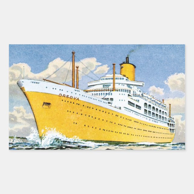 Adesivo Retangular Orsova da Linha Orient (Frente)