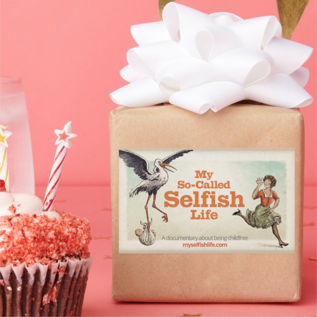 Adesivo Retangular Os autocolantes "Minha Vida Selvagem" (grátis) (Festa)