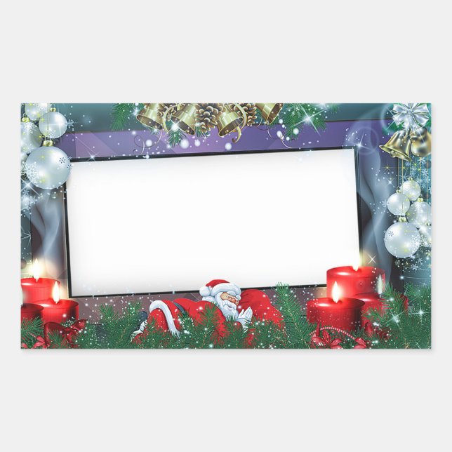 Adesivo Retangular Os sinos estarão tocando (Frente)