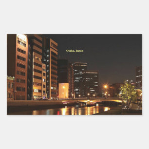 Adesivo Retangular Osaka, Japão