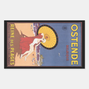 Adesivo Retangular Ostende - Bélgica