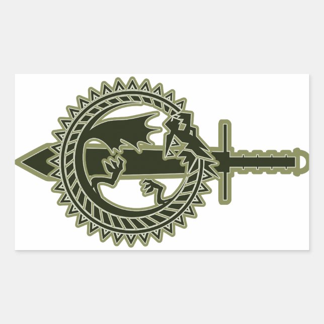 Adesivo Retangular Ouroboros (Frente)