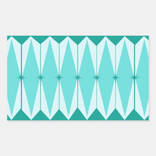Adesivo Retangular Ouros geométricos e estalos retangulares