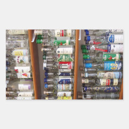 Adesivo Retangular Ouzo Sticker