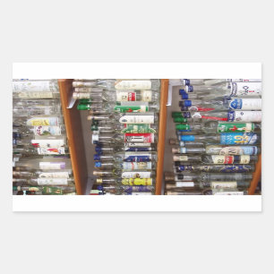 Adesivo Retangular Ouzo Sticker