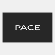 Pace Black White Paz Italiana simples e minimalist