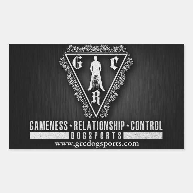 Adesivo Retangular Pacote GRC Sticker 4! (Frente)