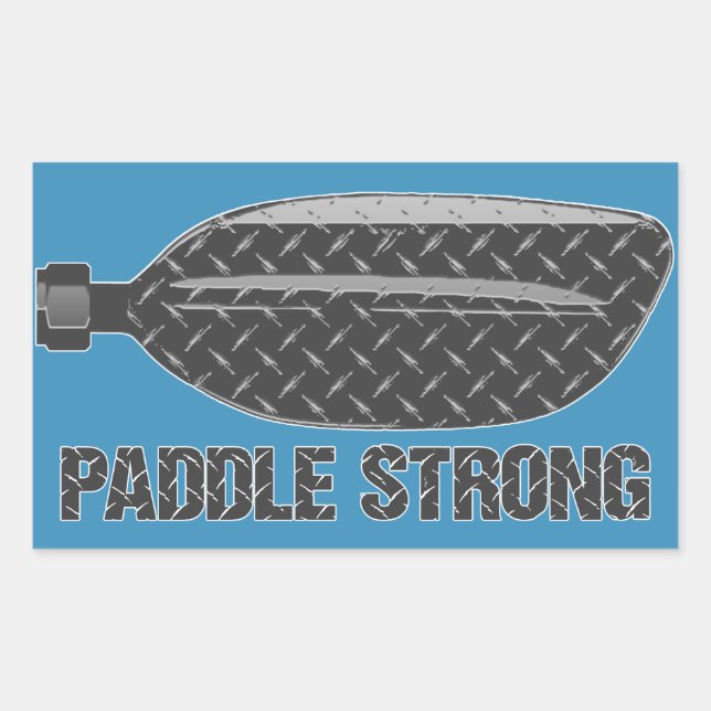 Adesivo Retangular Paddle Strong (Frente)