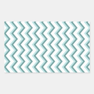 Adesivo Retangular Padrão Chevron ZigZag em verde-minúsculo