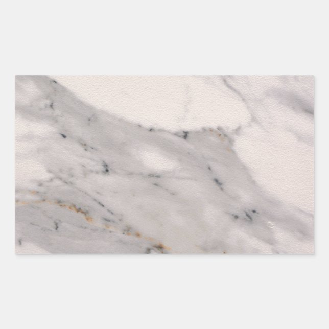 Adesivo Retangular Padrão de mármore preto moderno da cinza (Frente)