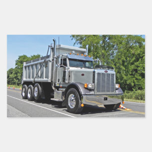 Adesivo Retangular Padrões de Caminhão de Peterbilt