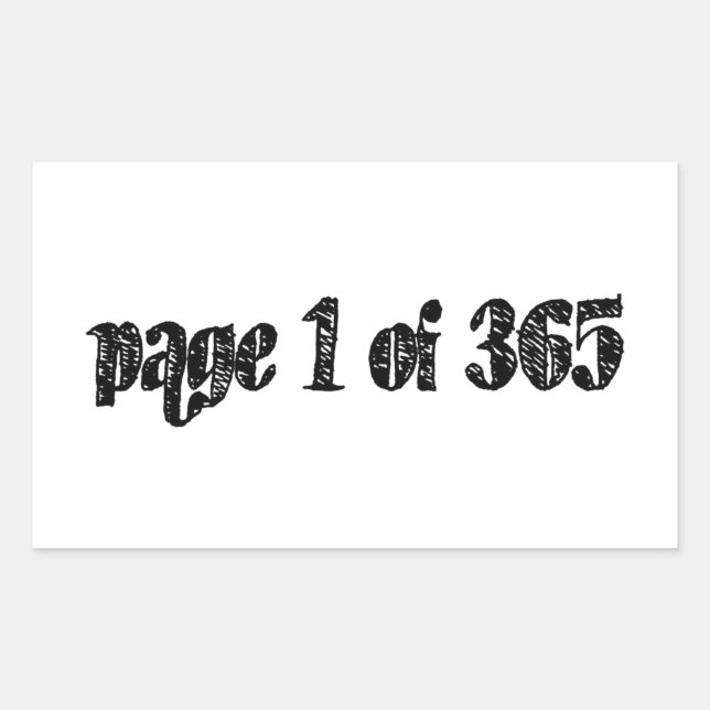 Adesivo Retangular Page 1 of 365 (Frente)