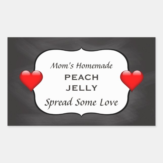 Adesivo Retangular Painel de controle do manto de pêssego caseiro (Frente)