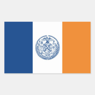 Adesivo Retangular país de Estados Unidos América da bandeira da No