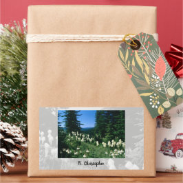 Adesivo Retangular Paisagem do Padre Personalizada