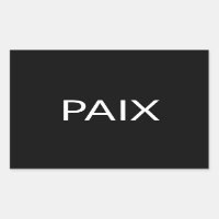 Paix preto branco paz simples minimalista francês
