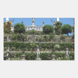 Adesivo Retangular Palácio Borromeo em Stresa, Itália