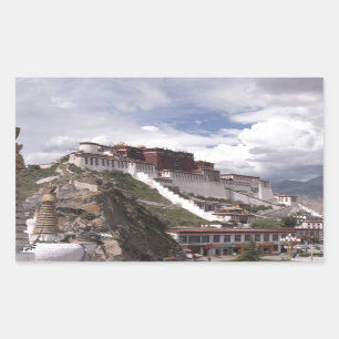 Adesivo Retangular Palácio de Potala em Tibet