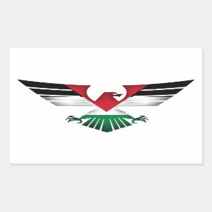 ADESIVO RETANGULAR PALESTINA LIVRE - ASAS DA LIBERDADE