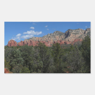 Adesivo Retangular Panorama das Rochas Vermelhas em Sedona Arizona