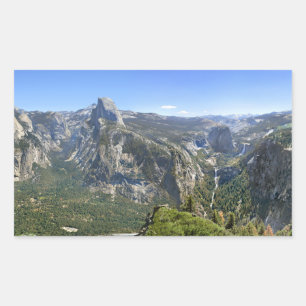 Adesivo Retangular Panorama do Vale do Yosemite - Yosemite