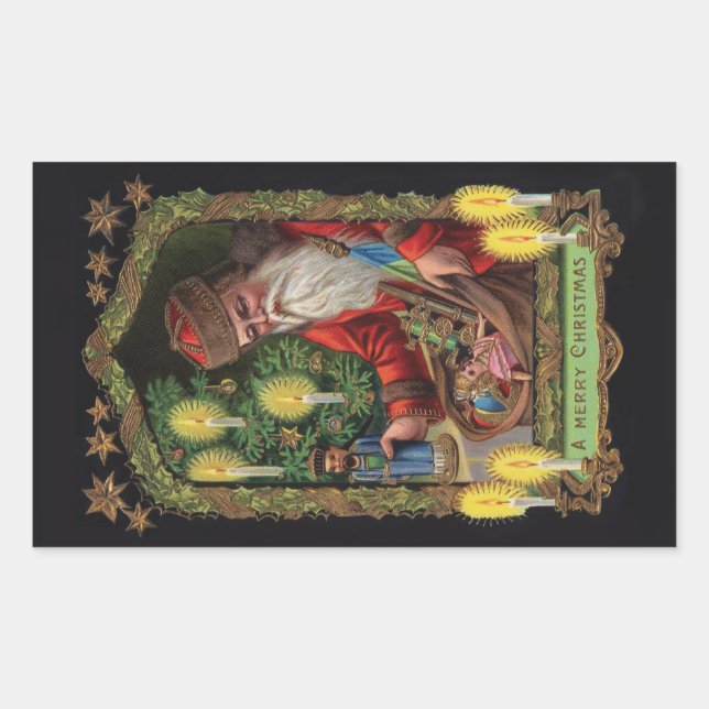 Adesivo Retangular Papais noeis Orient Express (Frente)