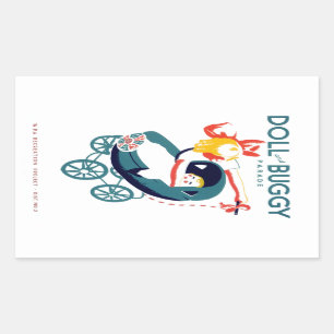 Adesivo Retangular Parada Doll and Buggy