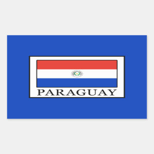 Adesivo Retangular Paraguai