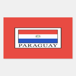 Adesivo Retangular Paraguai