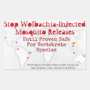 Adesivo Retangular Pare Wolbachia Stickers by RoseWrite