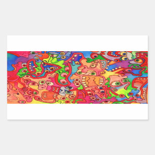 Adesivo Retangular Parem o mundo, eu quero sair!