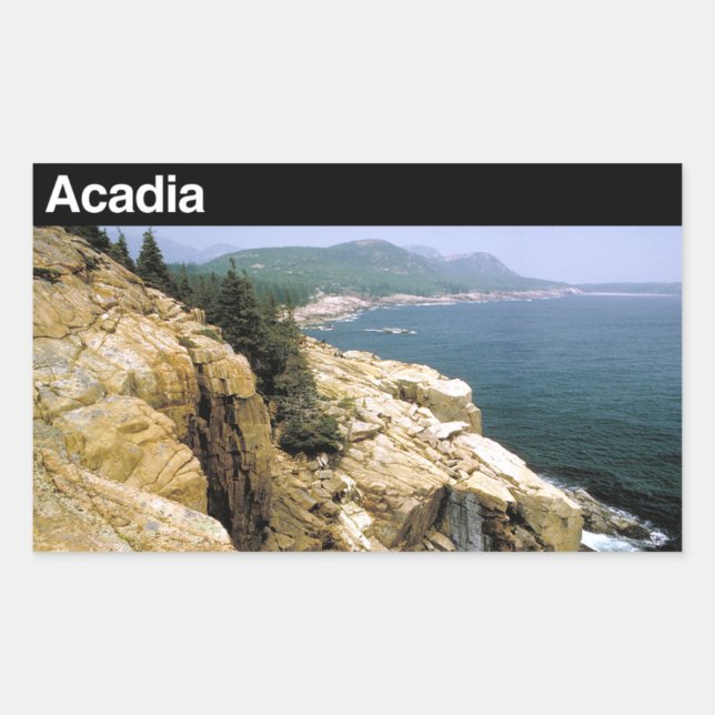 Adesivo Retangular Parque Nacional Acadia (Frente)