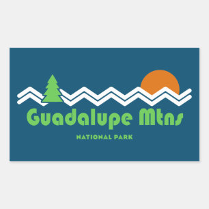 Adesivo Retangular Parque Nacional das Montanhas Guadalupe