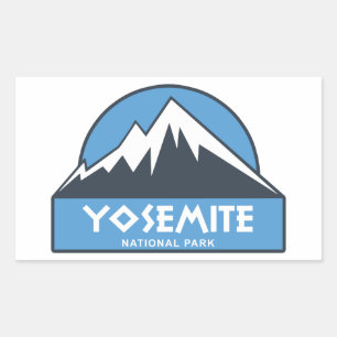 Adesivo Retangular Parque nacional de Yosemite