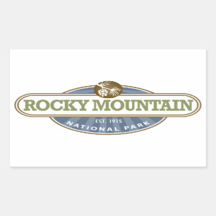 Adesivo Retangular Parque Nacional Rocky Mountain