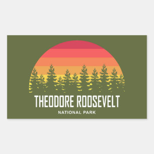 Adesivo Retangular Parque Nacional Theodore Roosevelt
