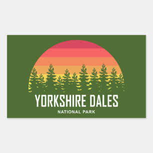 Adesivo Retangular Parque Nacional Yorkshire Dales