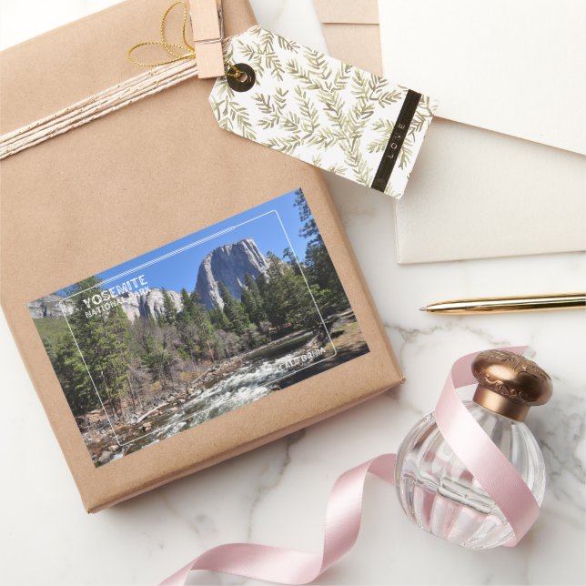 Adesivo Retangular Parque Nacional Yosemite (Presentear)