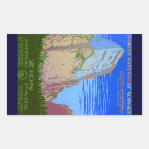 Adesivo Retangular Parque Nacional Zion