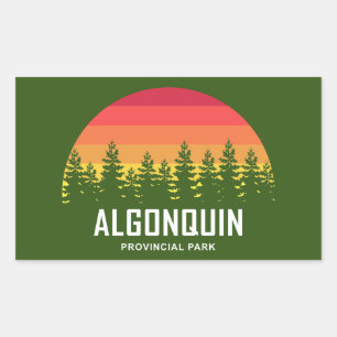 Adesivo Retangular Parque Provincial de Algonquin