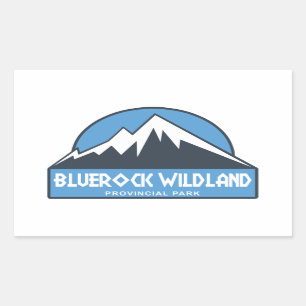 Adesivo Retangular Parque Provincial de Bluerock Wildland