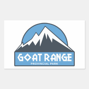 Adesivo Retangular Parque Provincial de Goat Range