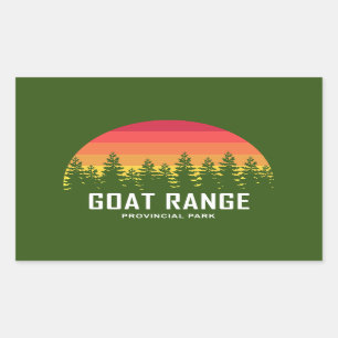 Adesivo Retangular Parque Provincial de Goat Range