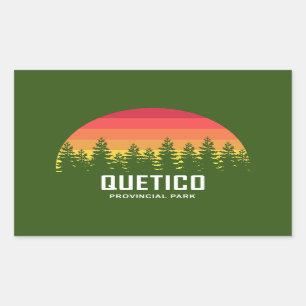 Adesivo Retangular Parque Provincial de Quetico
