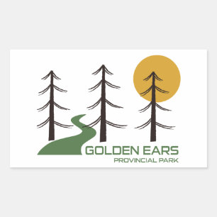Adesivo Retangular Parque Provincial Golden Ears Trilha da Colúmbia B