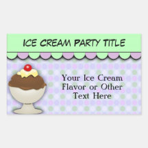 Partido sorvete, Pastel Sweet Shoppe