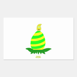 Adesivo Retangular Páscoa Deseja Retângulo