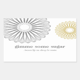 Adesivo Retangular Pastelaria Baking Whisk Modern Catering